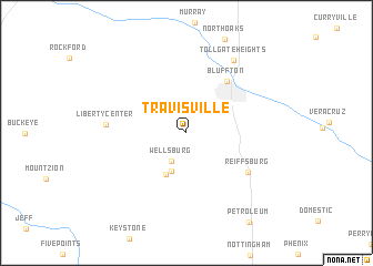 map of Travisville