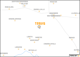 map of Travis