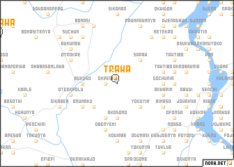 map of Trawa