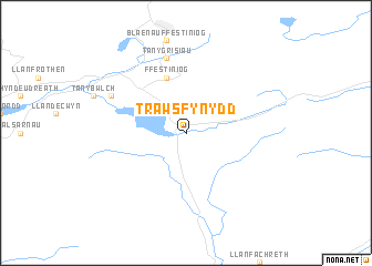 map of Trawsfynydd