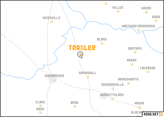 map of Traxler