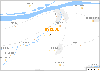map of Traykovo