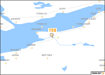 map of Trå