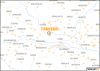 map of Trbušani