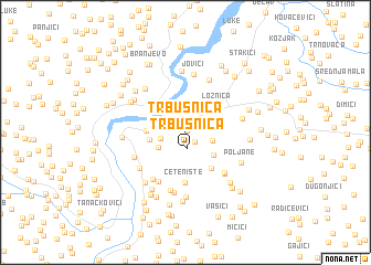 map of Trbušnica