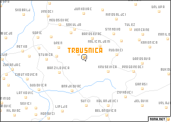 map of Trbušnica