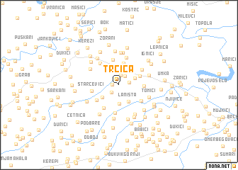 map of Trčica