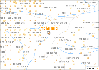 map of Trdkova