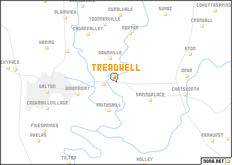 map of Treadwell