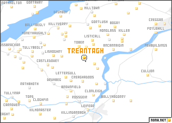 map of Treantagh