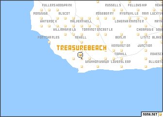 Treasure Beach Jamaica Map Treasure Beach (Jamaica) Map - Nona.net