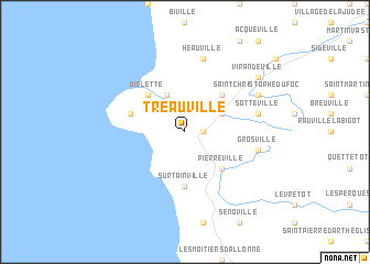 map of Tréauville