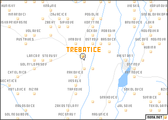 map of Trebatice