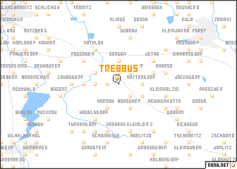map of Trebbus