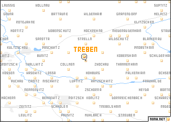 map of Treben