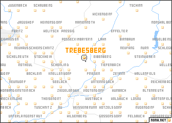 map of Trebesberg