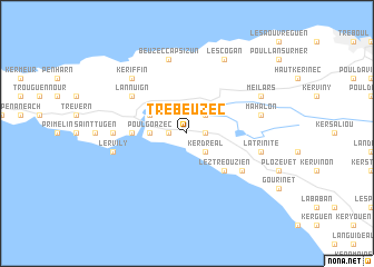 map of Trebeuzec