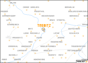 map of Trebitz