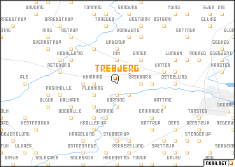 map of Trebjerg