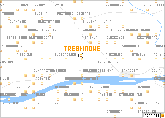 map of Trębki Nowe