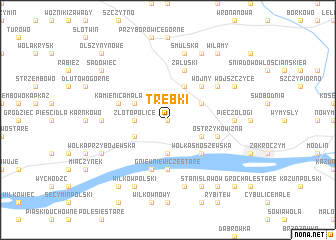 map of Trębki