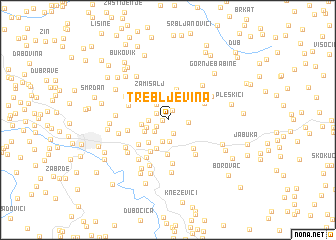 map of (( Trebljevina ))