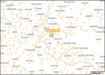 map of Treboni