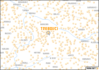 map of Trebovci