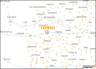 map of Trebovi°