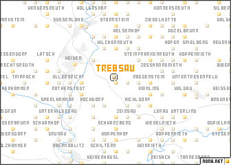 map of Trebsau