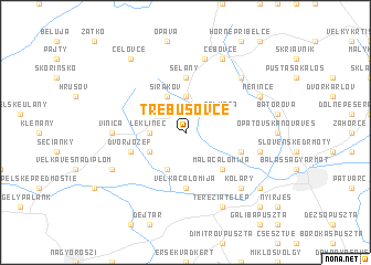 map of Trebušovce