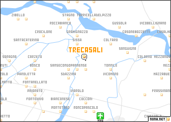 map of Trecasali