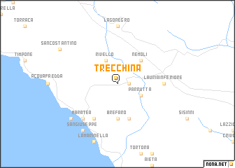 map of Trecchina