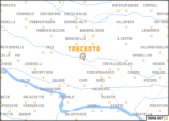 map of Trecenta