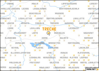 map of Treche