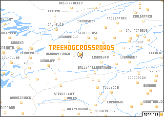 map of Treehog Cross Roads