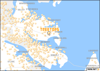 map of Tree Tops