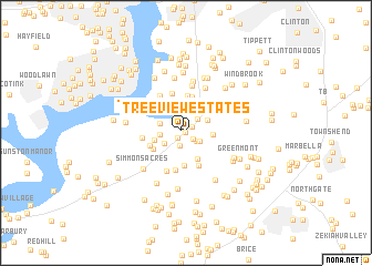 map of Treeview Estates