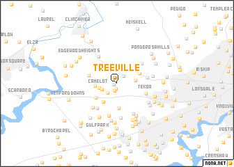 map of Treeville