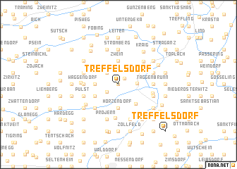 map of Treffelsdorf