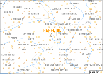 map of Treffling