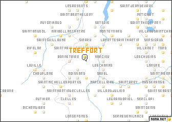 map of Treffort