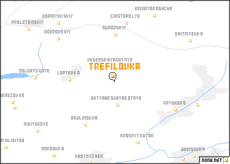 map of Trefilovka