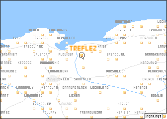 map of Tréflez