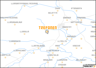 map of Trefonen