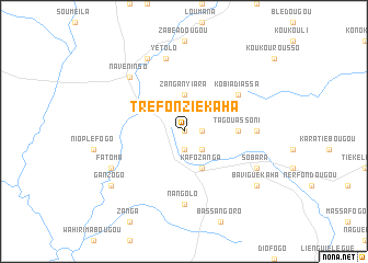 map of Tréfonziékaha