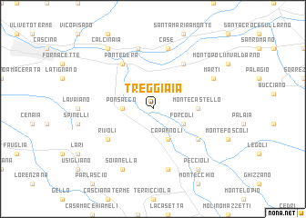 map of Treggiaia
