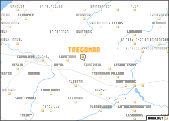 map of Trégomar