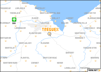 map of Tréguex