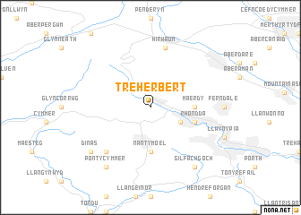 map of Treherbert